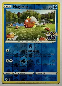 Magikarp 021/078 (LP) Reverse Holo Sword & Shield: Pokemon Go 2021 Pokemon Card - Image 1