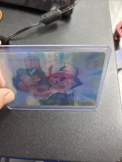 Pokemon Ash Ketchum Pioneer Viz Video Promo Card Lenticular PIKA-0020D/DVD - Image 4