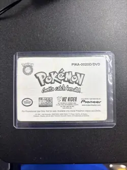 Pokemon Ash Ketchum Pioneer Viz Video Promo Card Lenticular PIKA-0020D/DVD - Image 5