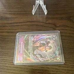 Bandai One Piece Card Game Roronoa Zoro OP09-076 Secret Rare Alt Art Foil EN - Image 4