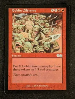 Goblin Offensive [Urza's Saga] - MTG Magic the Gathering - NM - Image 1
