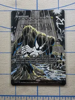 Reanimate (Borderless) 0020 - Marvel's Spider-Man - Magic the Gathering MTG - Image 1