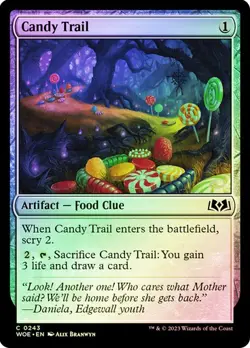 Magic The Gathering MTG CANDY TRAIL FOIL Wilds of Eldraine NM Near Mint - Image 1