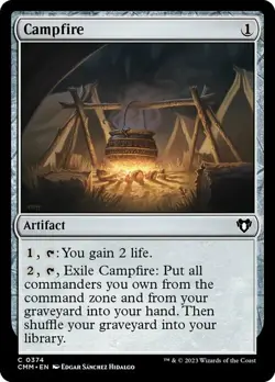 Magic The Gathering MTG CAMPFIRE Commander Masters NM Near Mint - Image 1