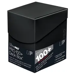 Deck Box for Yu-Gi-Oh! Pokemon Magic TCG Solid Black Ultra Pro - Image 3