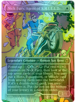 Nick Fury, Agent of S.H.I.E.L.D. (0314) - Foil - Borderless Marvel Super Heroes - Image 1