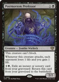 Postmortem Professor - SOS - MTG - NM - EN - 0093 - Image 1