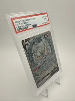 2023 POKEMON SWORD & SHIELD CROWN ZENITH #GG48 FULL ART/ZACIAN V - PSA 9 - Image 3