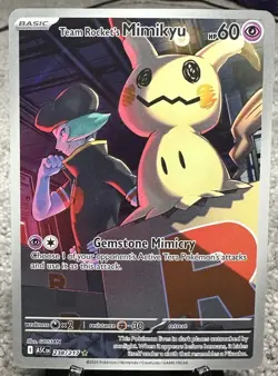 Pokemon Team Rocket's Mimikyu 238/217 Ascended Heroes Full Art Holo Rare ENG - Image 1