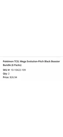 [PRESALE] 2x Pokemon Pitch Black Booster Bundle - Confirmed Order - Image 2