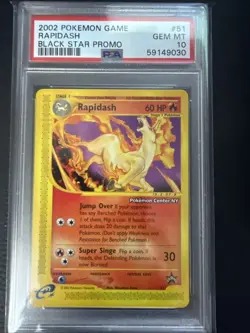 Rapidash [Pokemon Center NY] 51/53 Wotc Promo Regular PSA 10 GEM MINT - Image 1