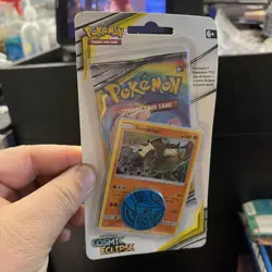 Pokemon TCG Cosmic Eclipse Blaster Checklane Pack Terrakion Promo New Sealed - Image 1