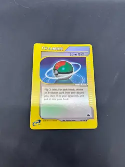 2003 Lure Ball 128/144 - Skyridge Reverse Holo Uncommon - Pokemon TCG - LP - Image 1