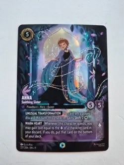 Disney Lorcana Winterspell Anna Soothing Sister Enchanted 227/204 Near Mint - Image 1