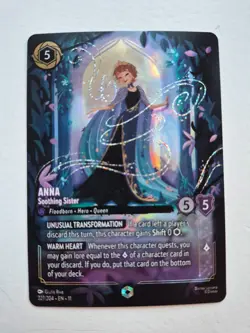 Disney Lorcana Winterspell Anna Soothing Sister Enchanted 227/204 Near Mint - Image 3