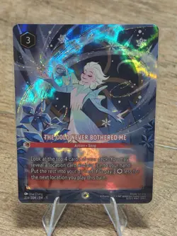 Disney Lorcana The Cold Never Bothered Me 234/204 Enchanted Elsa Winterspell - Image 1