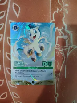 Pegasus - Gift for Hercules 1/C2 EN-9 Disney Lorcana Challenger Promo - Image 1