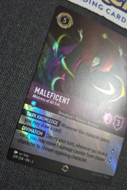 Disney Lorcana Inklands Enchanted Maleficent Mistress of All Evil EN NM Rare - Image 4