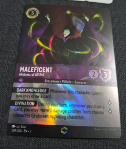 Disney Lorcana Inklands Enchanted Maleficent Mistress of All Evil EN NM Rare - Image 5
