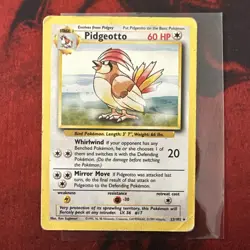 1999- PIDGEOTTO #22/102 BASE SET - HP/MP - RARE - POKEMON CARD - WOTC - VINTAGE - Image 1