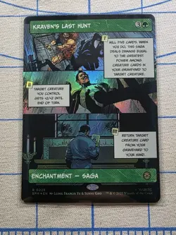 Kraven's Last Hunt (Borderless) R Marvel's Spider-Man 0226 Foil MTG - Image 1