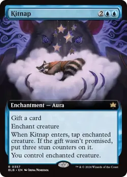 Kitnap Extended Art 0357 MTG Bloomburrow Rare NP - Image 1
