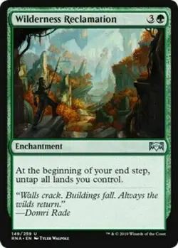 1x FOIL Wilderness Reclamation NM - MTG - Ravnica Allegiance - Image 1