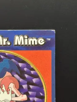 Mr Mime #122 - Pokemon Burger King PokeTrivia Non-perforated - DMG - Image 3
