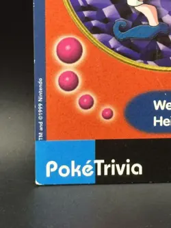 Mr Mime #122 - Pokemon Burger King PokeTrivia Non-perforated - DMG - Image 5