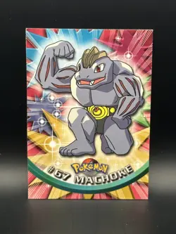 1999 Topps Series 1 Pokemon Machoke #67 - NM - Image 1