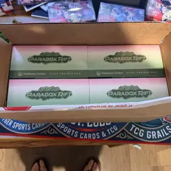 Pokemon Paradox Rift Pokemon Center Elite Trainer Box ETB 1x Sealed Iron Valiant - Image 1