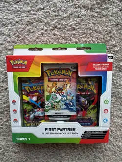 Pokemon TCG First Partner Illustration Collection Series 1 Promo Collection Box - Image 1