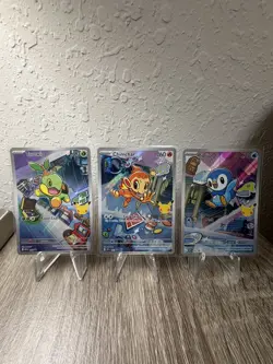 Pokemon TCG First Partner Illustration Collection Series 1 Gen 4 Sinnoh Starters - Image 1