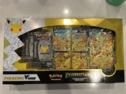 Pokemon Celebrations 25th Anniversary Pikachu V-union Premium Playmat Collection - Image 1