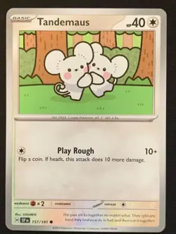 Tandemaus #157/191 Surging Sparks Pokemon TCG NM - Image 1