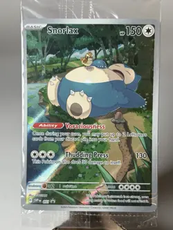 Snorlax SVP 051 Pokemon TCG Scarlet &Violet 151 ETB Promo English Sealed - Image 2