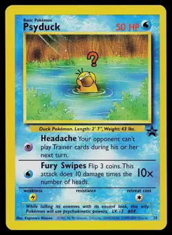 Pokemon Card - Psyduck Wotc Black Star Promo 20 Promo - Image 1