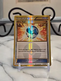 Pokemon TCG Dive Ball (161 Secret Rare) 161/160 XY - Primal Clash Holo HP - Image 1