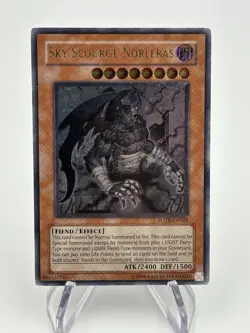 Yu-Gi-Oh Sky Scourge Norleras FOTB-EN022 Ultimate Rare Unlimited LP - Image 1