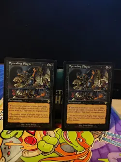 Spreading Plague Invasion Rare NM Vintage MTG - Image 1