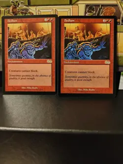 Bedlam Urza's Saga Rare NM Vintage MTG - Image 1