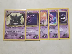 Pokemon TCG Gym Challenge Sabrina's Gengar/Haunter/Gastly Lot x5 English 2000 - Image 1