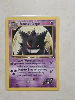 Pokemon TCG Gym Challenge Sabrina's Gengar/Haunter/Gastly Lot x5 English 2000 - Image 2