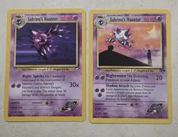 Pokemon TCG Gym Challenge Sabrina's Gengar/Haunter/Gastly Lot x5 English 2000 - Image 5