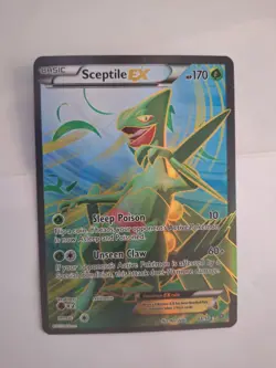 The Pokemon Company XY Ancient Origins Sceptile EX 84/98 Full Art Holo UR EN - Image 1