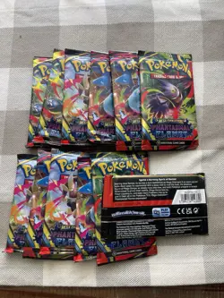 Pokemon Trading Card Game Mega Evolution Phantasmal Flames 12 Packs New Sealed - Image 2