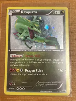 2015 Pokemon XY64 Rayquaza Holo Black Star Promo - Image 1