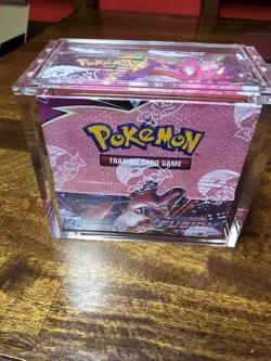 Pokemon TCG Fusion Strike Booster Box W/ Acrylic Case SEALED - Image 1