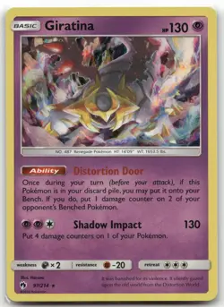 Giratina 97/214 Holo Lost Thunder Rare Near Mint - Image 1