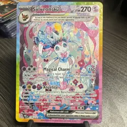 Pokemon TCG Sylveon EX Card Sir 156/131 Prismatic Evolutions English - Image 1